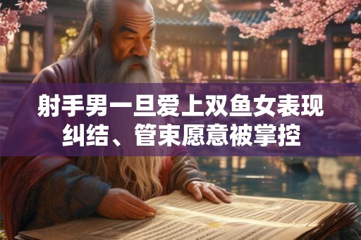 射手男一旦爱上双鱼女表现纠结、管束愿意被掌控