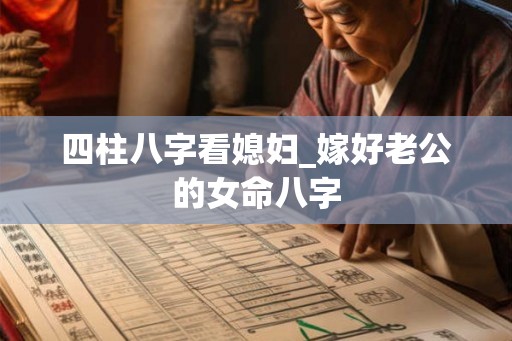 四柱八字看媳妇_嫁好老公的女命八字 四柱八字看媳妇_嫁好老公的女命八字