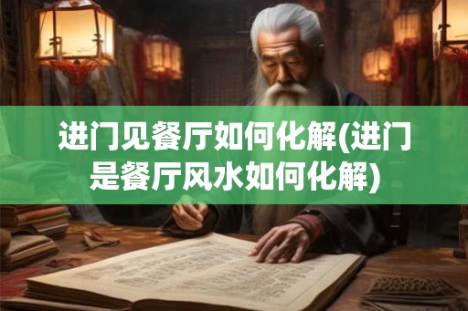 进门见餐厅如何化解(进门是餐厅风水如何化解)
