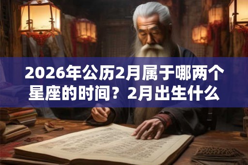 2026年公历2月属于哪两个星座的时间？2月出生什么星座？
