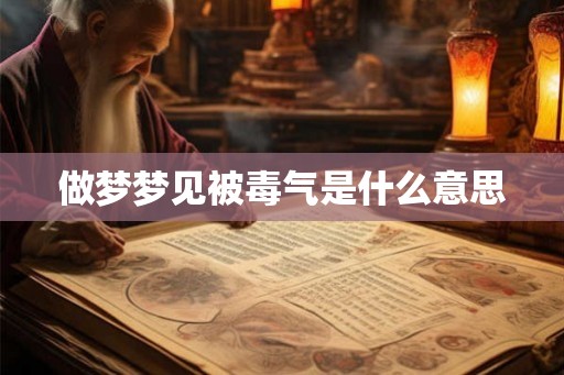 做梦梦见被毒气是什么意思