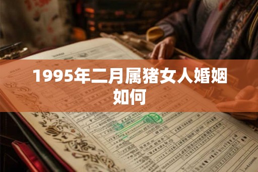 1995年二月属猪女人婚姻如何