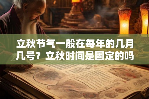 立秋节气一般在每年的几月几号？立秋时间是固定的吗？