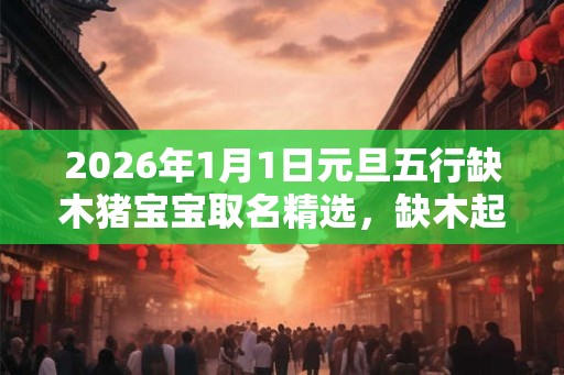 2026年1月1日元旦五行缺木猪宝宝取名精选，缺木起名用什么字？
