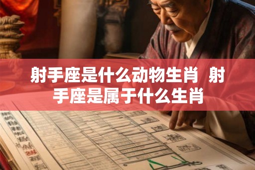 射手座是什么动物生肖  射手座是属于什么生肖