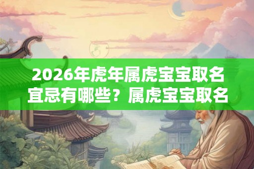 2026年虎年属虎宝宝取名宜忌有哪些？属虎宝宝取名推荐