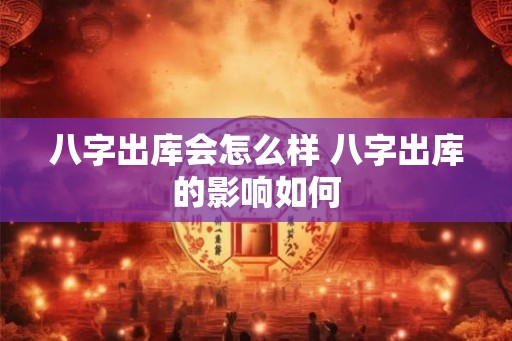 八字出库会怎么样 八字出库的影响如何
