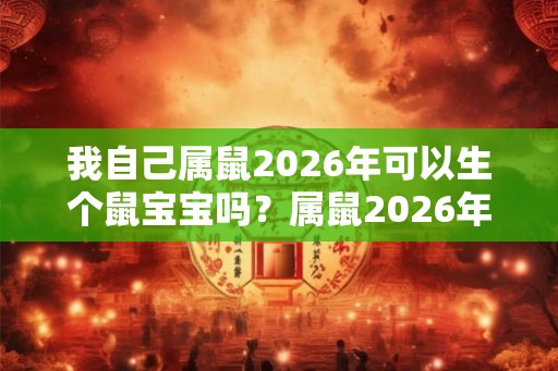 我自己属鼠2026年可以生个鼠宝宝吗？属鼠2026年运势如何？