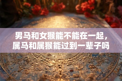 男马和女猴能不能在一起，属马和属猴能过到一辈子吗