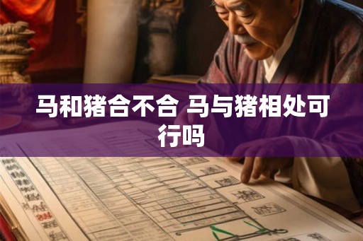 马和猪合不合 马与猪相处可行吗 马和猪合不合 马与猪相处可行吗