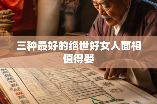 三种最好的绝世好女人面相值得娶