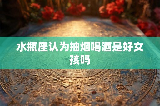 水瓶座认为抽烟喝酒是好女孩吗