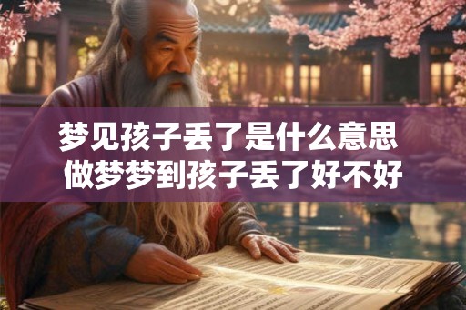 梦见孩子丢了是什么意思 做梦梦到孩子丢了好不好 梦见孩子丢了是什么意思 做梦梦到孩子丢了好不好