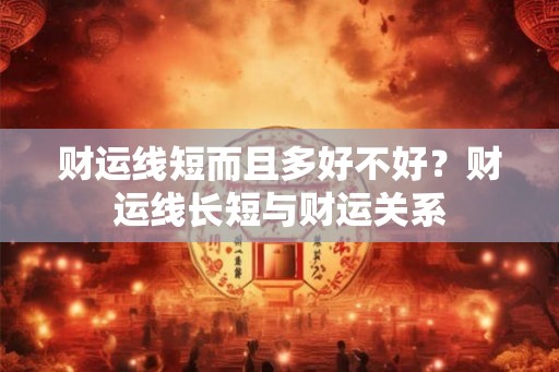 财运线短而且多好不好？财运线长短与财运关系