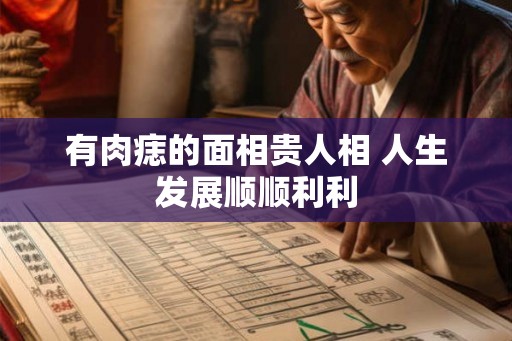 有肉痣的面相贵人相 人生发展顺顺利利