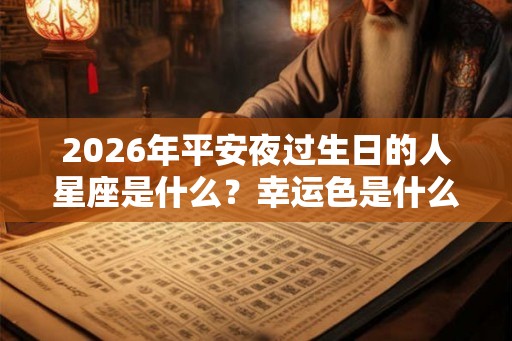 2026年平安夜过生日的人星座是什么？幸运色是什么？