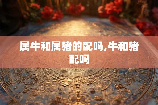 属牛和属猪的配吗,牛和猪配吗