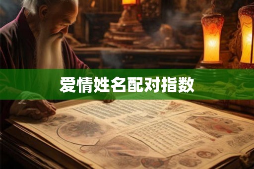 爱情姓名配对指数