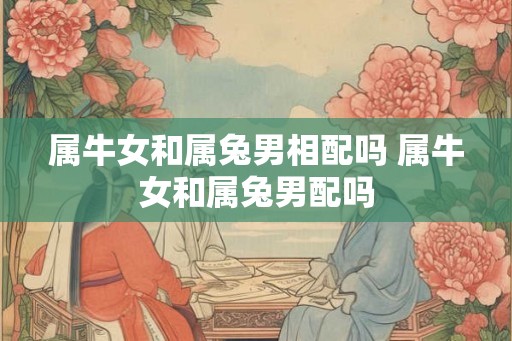 属牛女和属兔男相配吗 属牛女和属兔男配吗