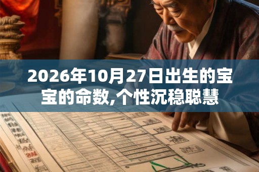 2026年10月27日出生的宝宝的命数,个性沉稳聪慧