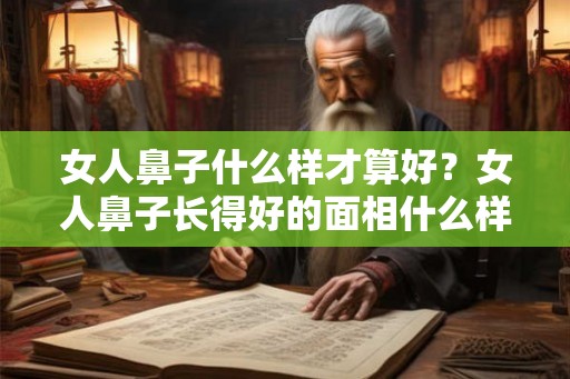 女人鼻子什么样才算好？女人鼻子长得好的面相什么样？