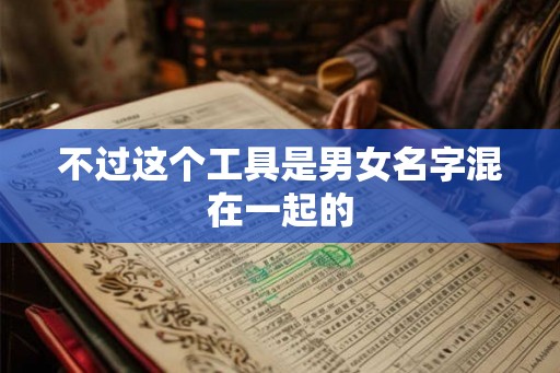 不过这个工具是男女名字混在一起的 不过这个工具是男女名字混在一起的