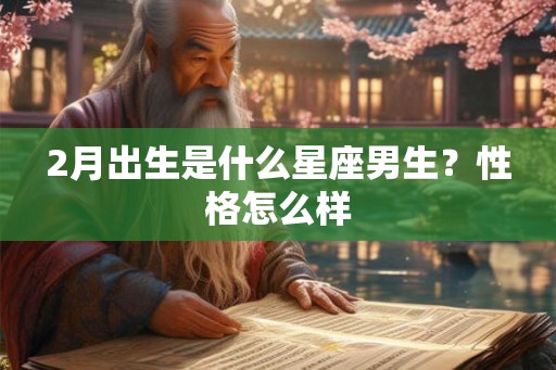 2月出生是什么星座男生？性格怎么样