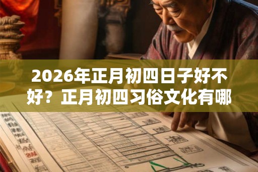 2026年正月初四日子好不好？正月初四习俗文化有哪些？