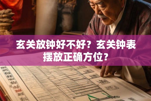 玄关放钟好不好？玄关钟表摆放正确方位？
