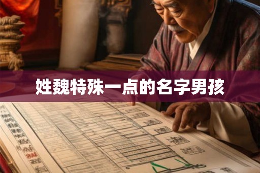 姓魏特殊一点的名字男孩