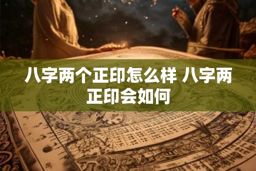 八字两个正印怎么样 八字两正印会如何