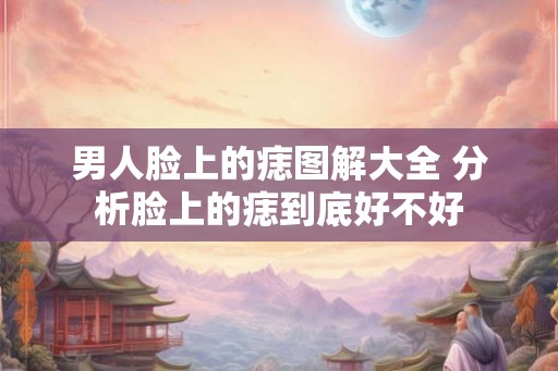 男人脸上的痣图解大全 分析脸上的痣到底好不好