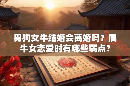 男狗女牛结婚会离婚吗？属牛女恋爱时有哪些弱点？