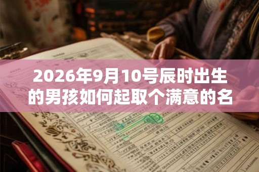 2026年9月10号辰时出生的男孩如何起取个满意的名字和五行属性