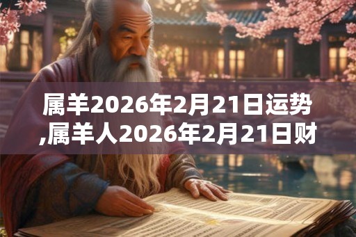 属羊2026年2月21日运势,属羊人2026年2月21日财运,生肖羊2026年2月21日运势 属羊2026年2月21日运势,属羊人2026年2月21日财运,生肖羊2026年2月21日运势
