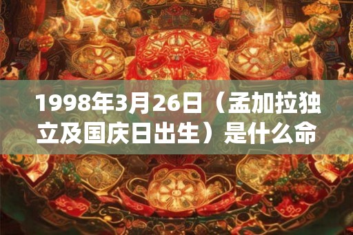 1998年3月26日(孟加拉独立及国庆日出生)是什么命_命运如何 1998年3月26日(孟加拉独立及国庆日出生)是什么命_命运如何