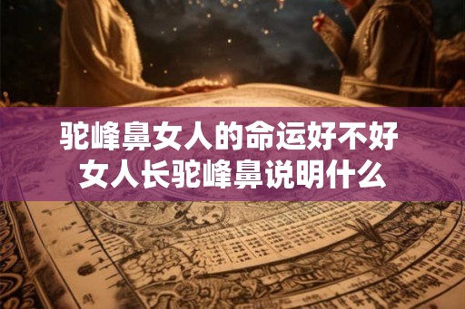 驼峰鼻女人的命运好不好 女人长驼峰鼻说明什么