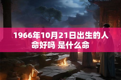1966年10月21日出生的人命好吗 是什么命