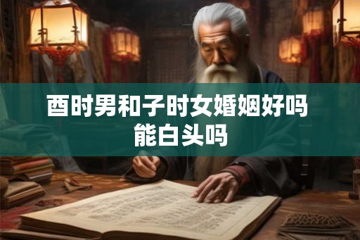 酉时男和子时女婚姻好吗 能白头吗 酉时男和子时女婚姻好吗 能白头吗
