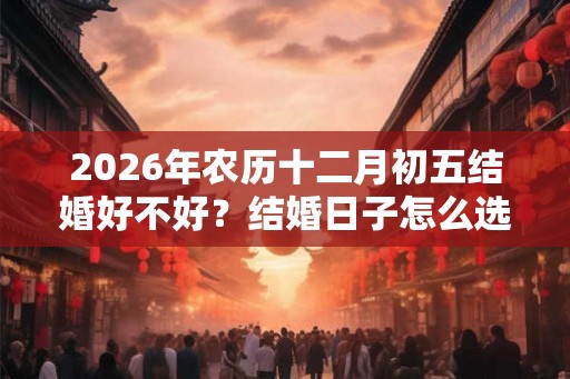 2026年农历十二月初五结婚好不好？结婚日子怎么选？