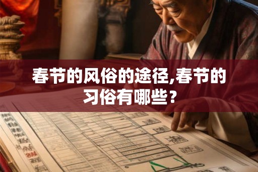 春节的风俗的途径,春节的习俗有哪些？