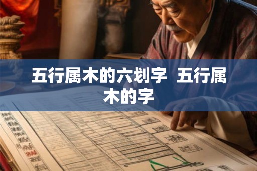 五行属木的六划字  五行属木的字