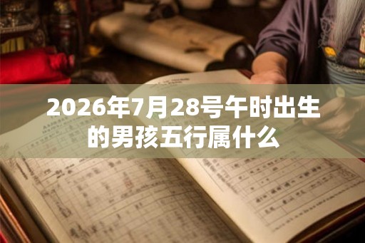 2026年7月28号午时出生的男孩五行属什么 2026年7月28号午时出生的男孩五行属什么