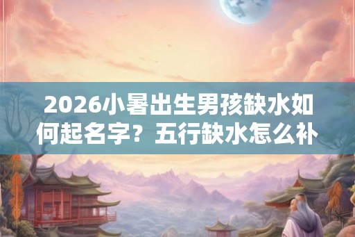 2026小暑出生男孩缺水如何起名字？五行缺水怎么补？