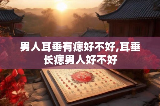 男人耳垂有痣好不好,耳垂长痣男人好不好