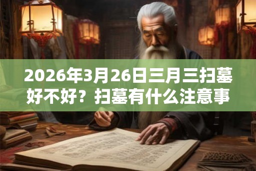 2026年3月26日三月三扫墓好不好?扫墓有什么注意事项? 2026年3月26日三月三扫墓好不好?扫墓有什么注意事项?