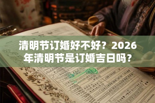 清明节订婚好不好？2026年清明节是订婚吉日吗？