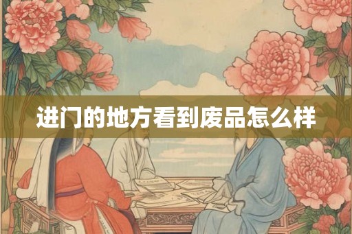 进门的地方看到废品怎么样