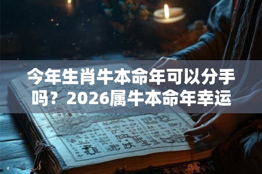 今年生肖牛本命年可以分手吗？2026属牛本命年幸运色