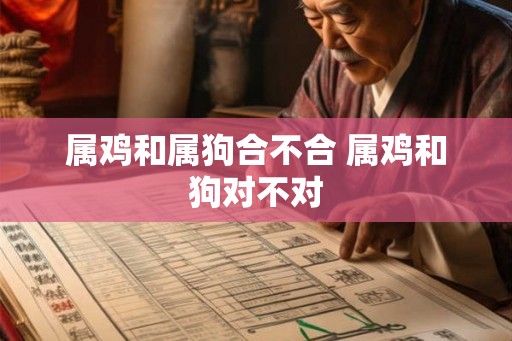 属鸡和属狗合不合 属鸡和狗对不对